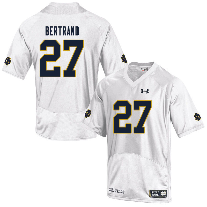 Men #27 JD Bertrand Notre Dame Fighting Irish College Football Jerseys Sale-White